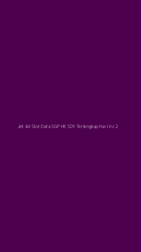 Tampilan Antarmuka Aplikasi Jet 4d Slot Data Sgp Hk Sdy Terlengkap Hari Ini - 2