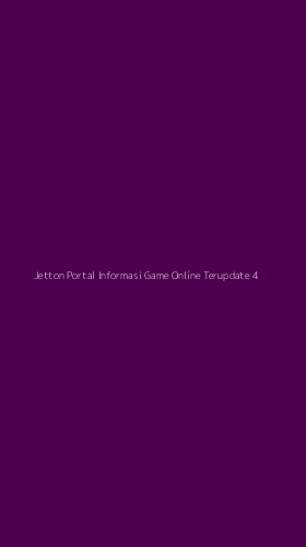 Tampilan Antarmuka Aplikasi Jetton Portal Informasi Game Online Terupdate - 4