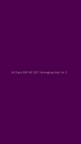 Tampilan Antarmuka Aplikasi Jili Data Sgp Hk Sdy Terlengkap Hari Ini - 3
