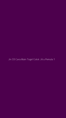 Tampilan Antarmuka Aplikasi Jin 33 Cara Main Togel Colok Jitu Pemula - 1