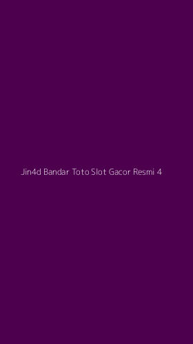 Tampilan Antarmuka Aplikasi Jin4d Bandar Toto Slot Gacor Resmi - 4