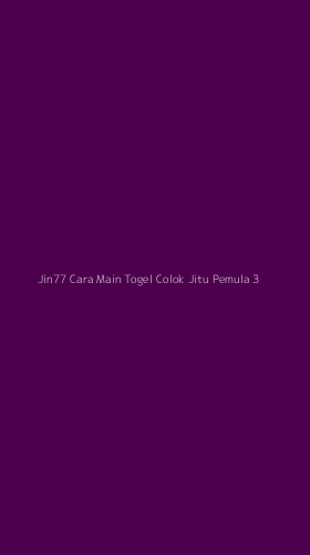 Tampilan Antarmuka Aplikasi Jin77 Cara Main Togel Colok Jitu Pemula - 3