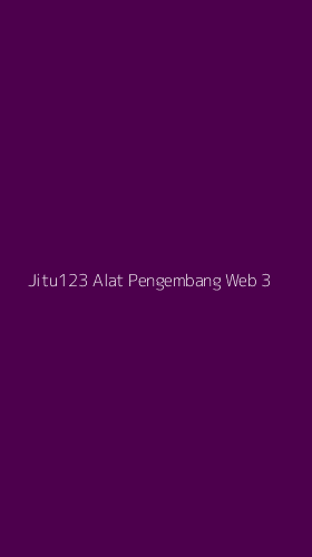 Tampilan Antarmuka Aplikasi Jitu123 Alat Pengembang Web - 3