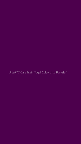 Tampilan Antarmuka Aplikasi Jitu777 Cara Main Togel Colok Jitu Pemula - 1