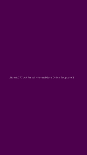 Tampilan Antarmuka Aplikasi Jitutoto777 Apk Portal Informasi Game Online Terupdate - 3