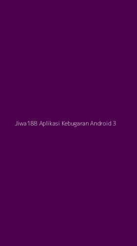 Tampilan Antarmuka Aplikasi Jiwa188 Aplikasi Kebugaran Android - 3