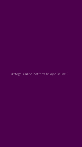 Tampilan Antarmuka Aplikasi Jkttogel Online Platform Belajar Online - 2