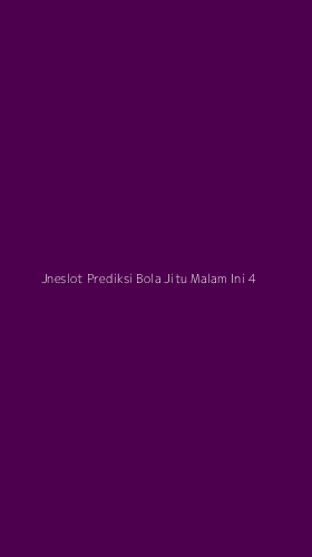 Tampilan Antarmuka Aplikasi Jneslot Prediksi Bola Jitu Malam Ini - 4