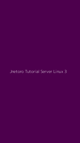 Tampilan Antarmuka Aplikasi Jnetoro Tutorial Server Linux - 3
