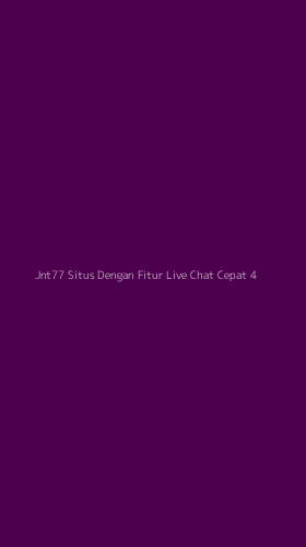 Tampilan Antarmuka Aplikasi Jnt77 Situs Dengan Fitur Live Chat Cepat - 4