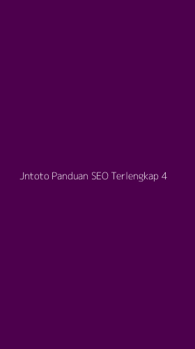 Tampilan Antarmuka Aplikasi Jntoto Panduan Seo Terlengkap - 4