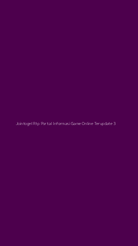 Tampilan Antarmuka Aplikasi Jointogel Rtp Portal Informasi Game Online Terupdate - 3