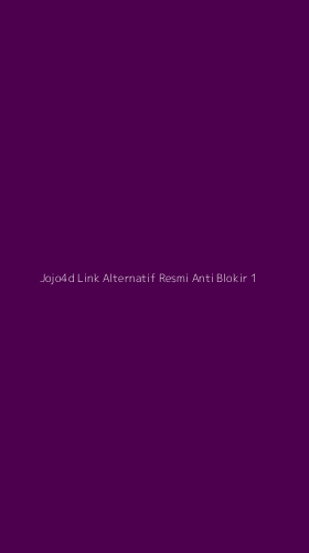 Tampilan Antarmuka Aplikasi Jojo4d Link Alternatif Resmi Anti Blokir - 1