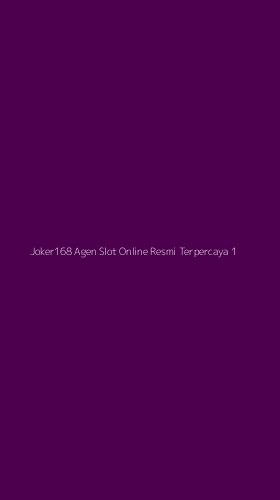 Tampilan Antarmuka Aplikasi Joker168 Agen Slot Online Resmi Terpercaya - 1