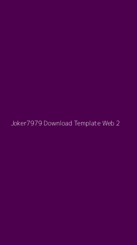 Tampilan Antarmuka Aplikasi Joker7979 Download Template Web - 2