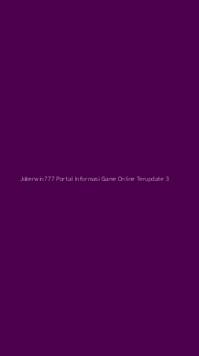Tampilan Antarmuka Aplikasi Jokerwin777 Portal Informasi Game Online Terupdate - 3