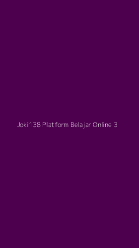 Tampilan Antarmuka Aplikasi Joki138 Platform Belajar Online - 3