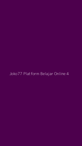 Tampilan Antarmuka Aplikasi Joko77 Platform Belajar Online - 4