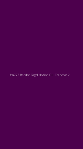 Tampilan Antarmuka Aplikasi Jon777 Bandar Togel Hadiah Full Terbesar - 2