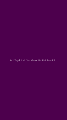 Tampilan Antarmuka Aplikasi Joni Togell Link Slot Gacor Hari Ini Resmi - 3