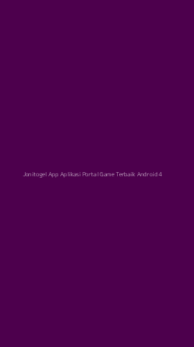 Tampilan Antarmuka Aplikasi Jonitogel App Aplikasi Portal Game Terbaik Android - 4