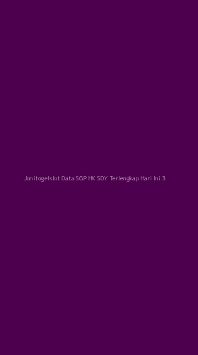 Tampilan Antarmuka Aplikasi Jonitogelslot Data Sgp Hk Sdy Terlengkap Hari Ini - 3