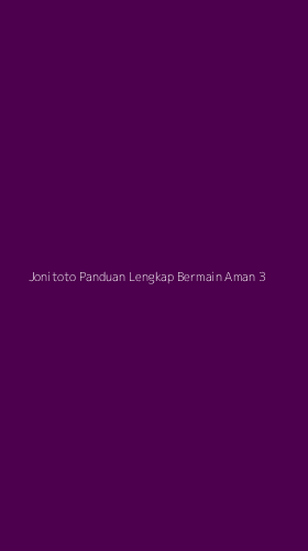 Tampilan Antarmuka Aplikasi Jonitoto Panduan Lengkap Bermain Aman - 3