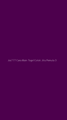 Tampilan Antarmuka Aplikasi Jos777 Cara Main Togel Colok Jitu Pemula - 3