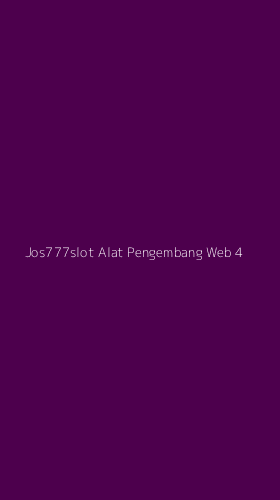 Tampilan Antarmuka Aplikasi Jos777slot Alat Pengembang Web - 4