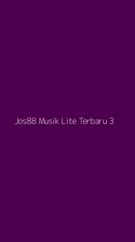 Tampilan Antarmuka Aplikasi Jos88 Musik Lite Terbaru - 3