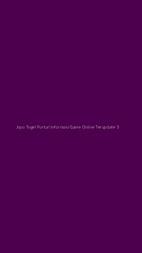 Tampilan Antarmuka Aplikasi Joyo Togel Portal Informasi Game Online Terupdate - 3