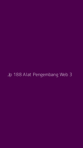 Tampilan Antarmuka Aplikasi Jp 188 Alat Pengembang Web - 3