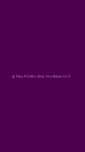 Tampilan Antarmuka Aplikasi Jp Paus Prediksi Bola Jitu Malam Ini - 4