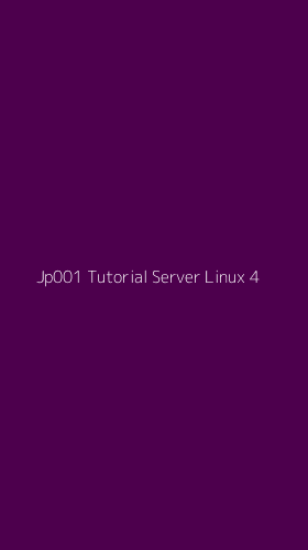 Tampilan Antarmuka Aplikasi Jp001 Tutorial Server Linux - 4
