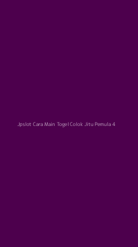 Tampilan Antarmuka Aplikasi Jpslot Cara Main Togel Colok Jitu Pemula - 4