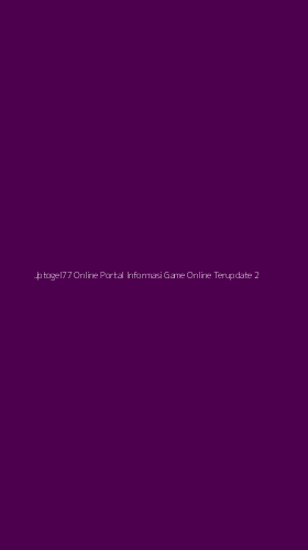 Tampilan Antarmuka Aplikasi Jptogel77 Online Portal Informasi Game Online Terupdate - 2