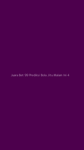 Tampilan Antarmuka Aplikasi Juara Bet 99 Prediksi Bola Jitu Malam Ini - 4
