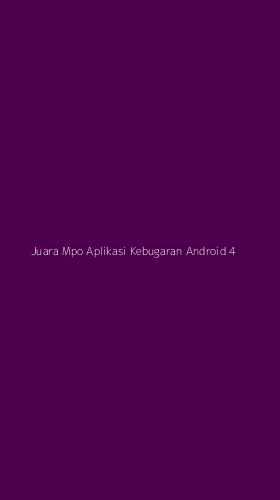 Tampilan Antarmuka Aplikasi Juara Mpo Aplikasi Kebugaran Android - 4