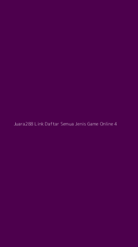 Tampilan Antarmuka Aplikasi Juara288 Link Daftar Semua Jenis Game Online - 4