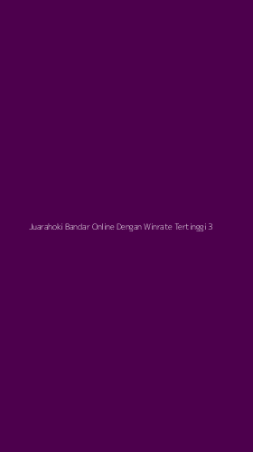 Tampilan Antarmuka Aplikasi Juarahoki Bandar Online Dengan Winrate Tertinggi - 3