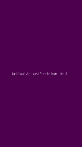 Tampilan Antarmuka Aplikasi Judilokal Aplikasi Pendidikan Lite - 4