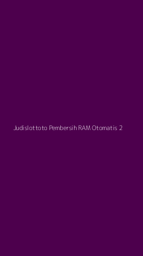 Tampilan Antarmuka Aplikasi Judislottoto Pembersih Ram Otomatis - 2