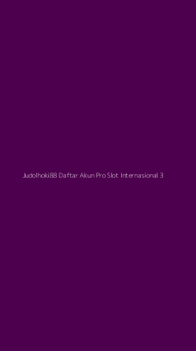 Tampilan Antarmuka Aplikasi Judolhoki88 Daftar Akun Pro Slot Internasional - 3