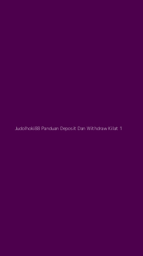 Tampilan Antarmuka Aplikasi Judolhoki88 Panduan Deposit Dan Withdraw Kilat - 1