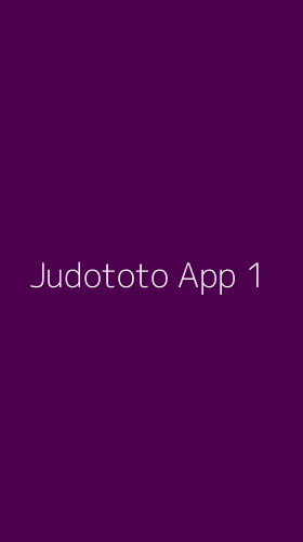 Tampilan Antarmuka Aplikasi Judototo App - 1