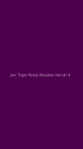 Tampilan Antarmuka Aplikasi Juni Togel Resep Masakan Harian - 4