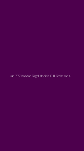 Tampilan Antarmuka Aplikasi Juni777 Bandar Togel Hadiah Full Terbesar - 4