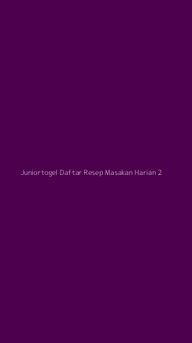 Tampilan Antarmuka Aplikasi Juniortogel Daftar Resep Masakan Harian - 2