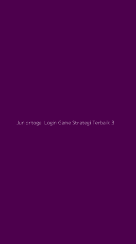 Tampilan Antarmuka Aplikasi Juniortogel Login Game Strategi Terbaik - 3