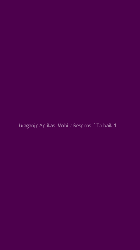 Tampilan Antarmuka Aplikasi Juraganjp Aplikasi Mobile Responsif Terbaik - 1